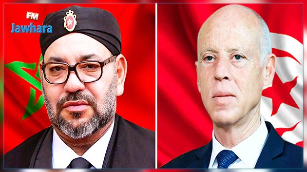 مكالمة هاتفية بين رئيس الجمهورية والعاهل المغربي الملك محمد السادس