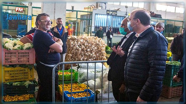 خلال زيارته لسوق الجملة ببئر القصعة الفخفاخ: