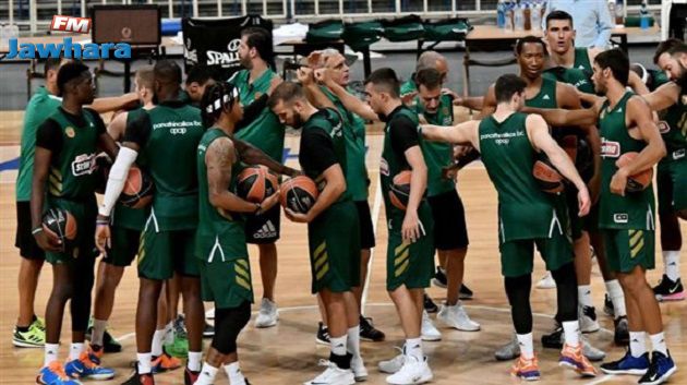 كرة السلة:  إيقاف الدوري اليوناني وتتويج باناثينايكوس باللقب