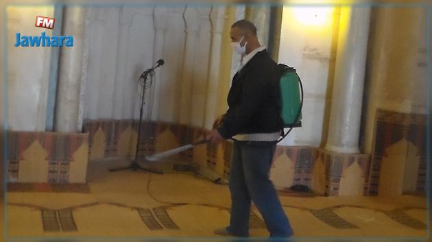 سوسة : تعقيم الجامع الكبير بالمدينة العتيقة
