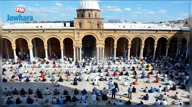 أول صلاة جمعة بجامع الزيتونة المعمور بعد السيطرة على الكورونا