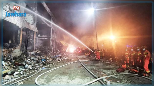 مقتل 19 شخصا في الصين جراء انفجار شاحنة لنقل الغاز