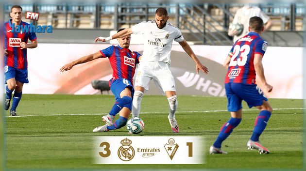 ريال مدريد يفوز بثلاثية على إيبار