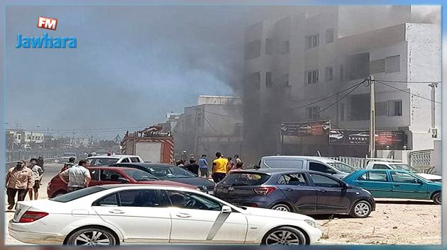صفاقس: تواصل تدخّل الحماية المدنيّة للسيطرة على حريق اندلع في مصنع للملابس