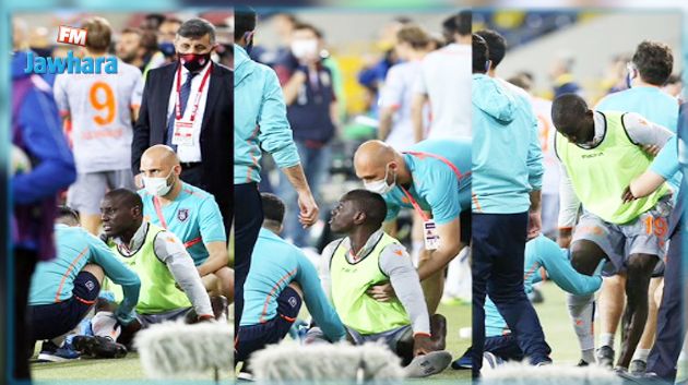 رغم غياب الجمهور.. لاعب يتلقى ضربة من المدرجات الخالية