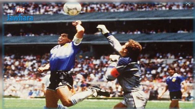 مارادونا يتذكر هدفه باليد في مونديال 1986