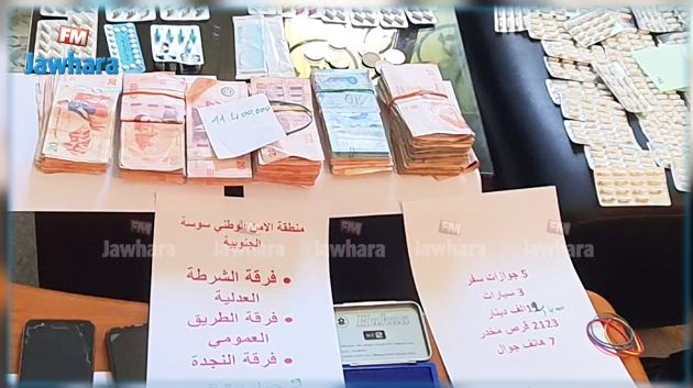 القبض على طبيب متورط في شبكة تهريب الأقراص المخدرة في سوسة
