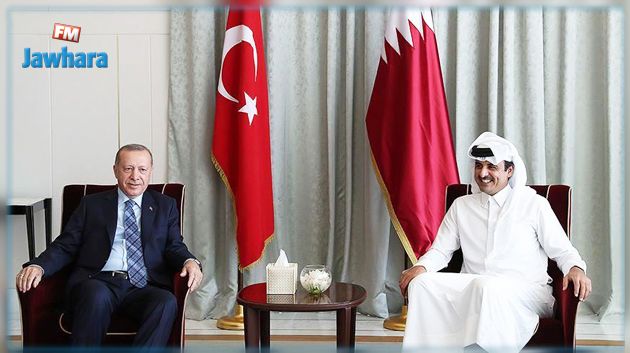أردوغان يلتقي أمير قطر في الدوحة