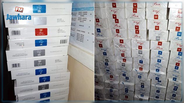 قابس : حجز 60500 علبة سجائر مهربة