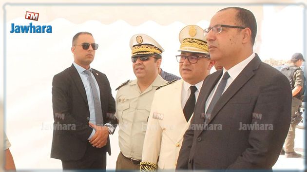 وزير الداخلية يعاين عملية تأمين المنطقة السياحية بالمنستير