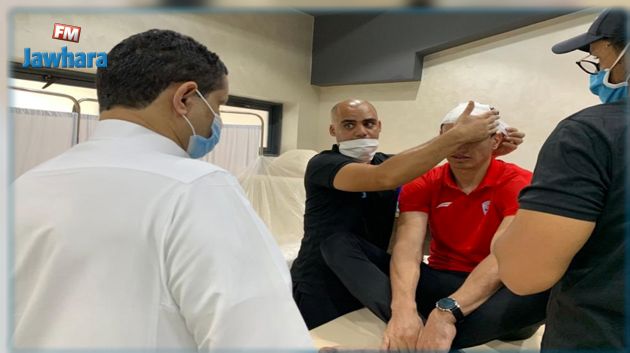 كريم العواضي يتعرّض لإصابة على مستوى الرأس