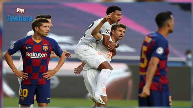 هزيمة ثقيلة و إنسحاب مرير لبرشلونة أمام بيارن في دوري الأبطال