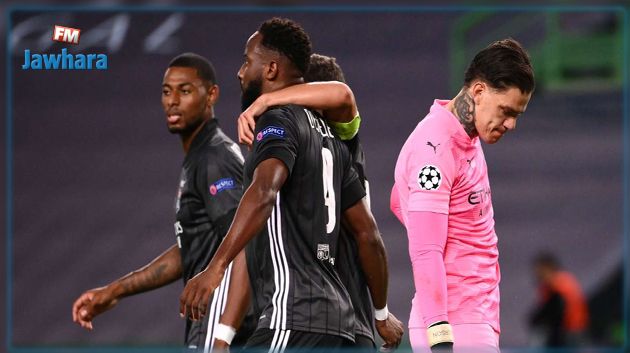 ليون يقصي المان سيتي و يتأهل لنصف نهائي دوري الأبطال