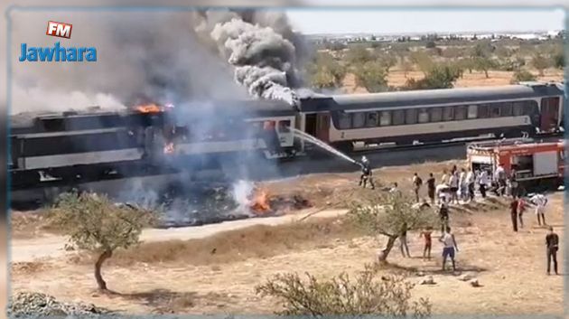 الاشتباه في تعمّد مواطنين اضرام النار بقطار صفاقس