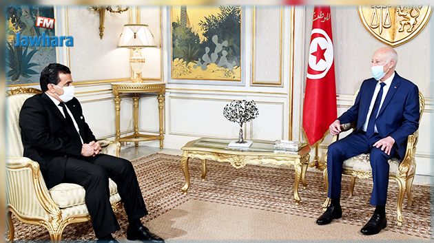 قيس سعيّد يلتقي النائب العام لدولة قطر