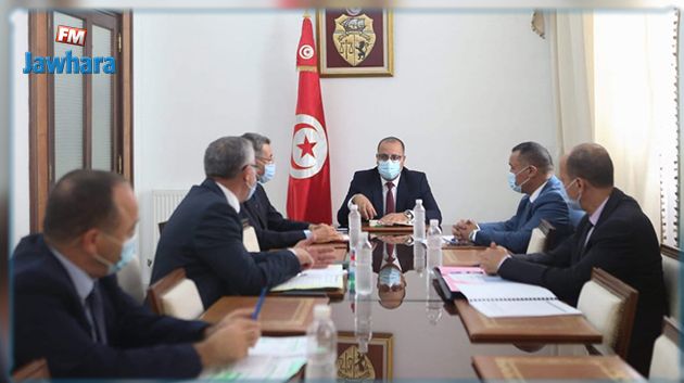 المشيشي يجتمع بوزير الداخلية وعدد من القيادات الأمنية العليا 