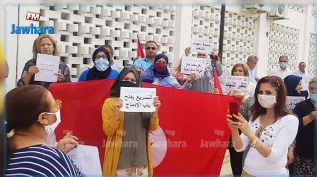 نابل: تواصل احتجاج أعوان العدليّة وكتبة المحاكم  لليوم الثالث على التوالي‎