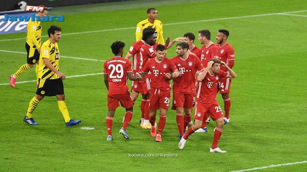 بايرن مونيخ يُتوّج بكأس السوبر الألمانى على حساب دورتموند