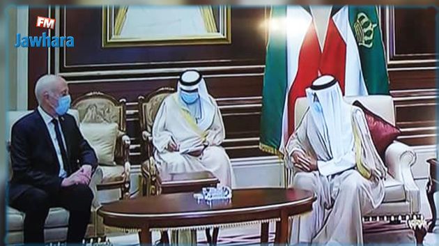 قيس سعيد في الكويت لتقديم واجب العزاء