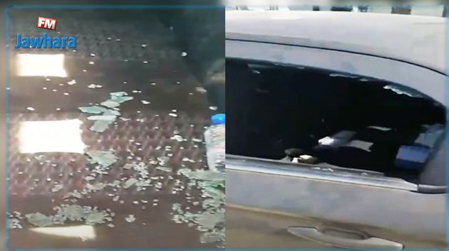 استغلّوا حظر التجوّل: تهشيم بالجملة لسيّارات قبل تعرّضها للسّرقة في شطّ مريم (فيديو)
