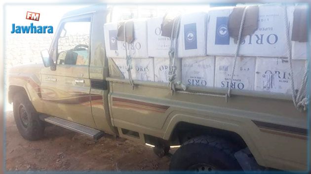 تطاوين : حجز 27500 علبة سجائر مهربة