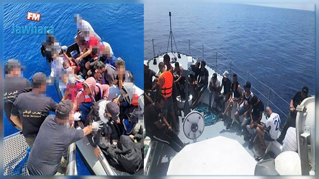 عروسان بين الحراقة بالاضافة الى رضيعين: احباط 14 محاولة هجرة غير نظامية