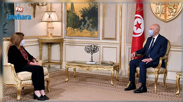 رئيس الجمهورية يلتقي رئيسة بعثة الأمم المتحدة للدعم في ليبيا