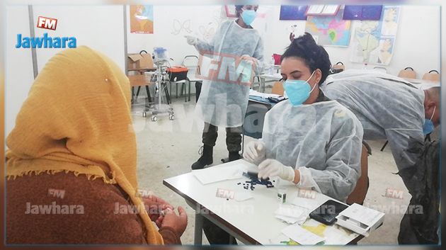 قافلة طبية عسكرية في بني مطير