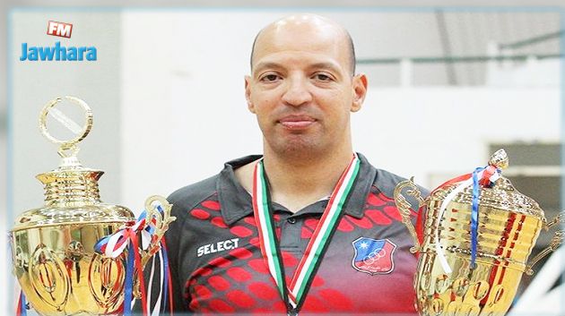 الكرة الطائرة: المدرب التونسي خالد بلعيد يتوج بالكاس مع نادي الكويت