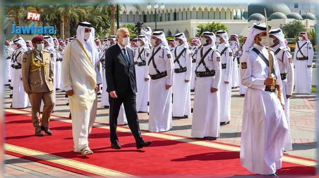 أمير قطر يستقبل قيس سعيّد