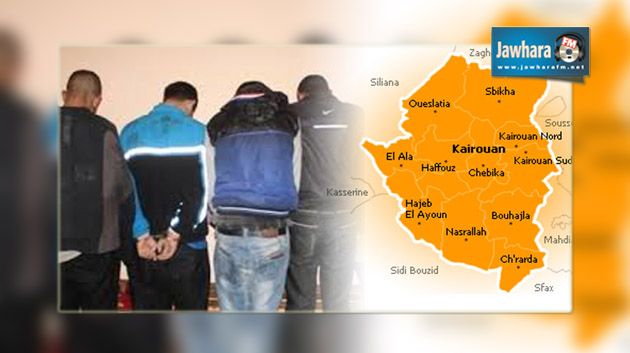 القيروان : ايقاف 33 مفتشا عنهم وحجز كميات من المواد المهربة