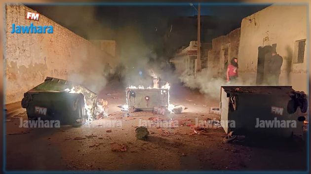 كر وفر بين الأمن والمحتجين في الشابة: إصابات وإيقافات
