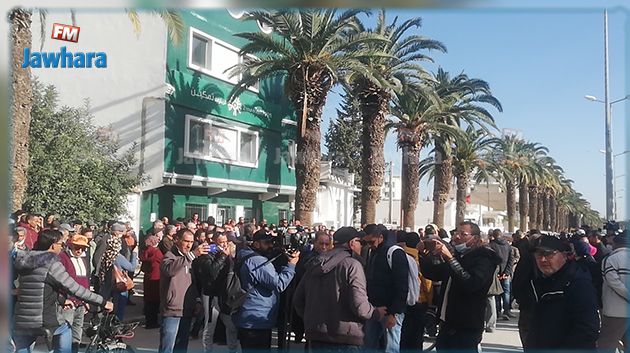 اهالي جندوبة يحتجّون 