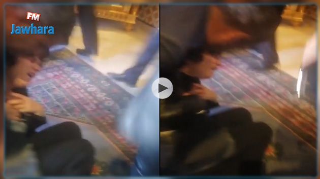 إغماء سامية عبو بعد تعرضها للاعتداء بالعنف (فيديو)