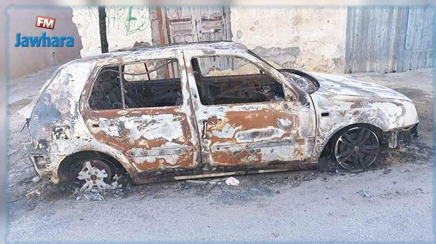 المهدية : حرق سيارة عون حماية مدنية