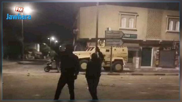 تمركز وحدات من الجيش الوطني وسط توزر لحماية المؤسسات