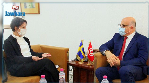 وزير الصحة يبحث مع سفيري قطر والسويد سبل دعم التعاون بين تونس وبلديهما في مجابهة جائحة كورونا