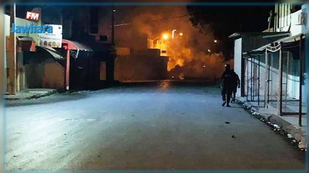 إصابة مواطن خلال الاحتجاجات بمدينة سبيطلة