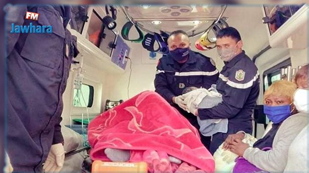 الحماية المدنية بصفاقس تتمكّن من توليد امرأة ايفوارية وانقاذ جنينها