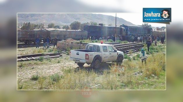  النفيضة : وفاة شخصين في اصطدام قطار نقل بضائع بسيارة