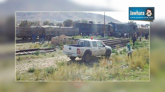 النفيضة : وفاة شخصين في اصطدام قطار نقل بضائع بسيارة