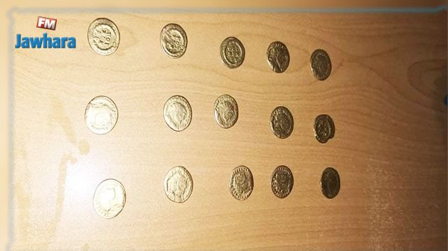 سيدي بوزيد : حجز 15 قطعة معدنية أثرية