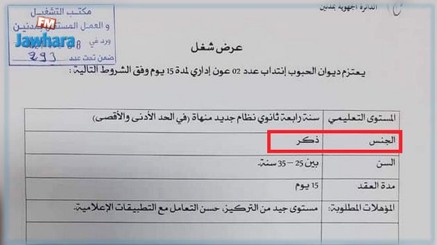 اشتراط أن يكون المترشح