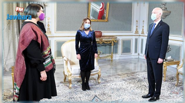سعيد يستقبل رئيسة اتحاد المرأة ورئيسة جمعية النساء الديمقراطيات