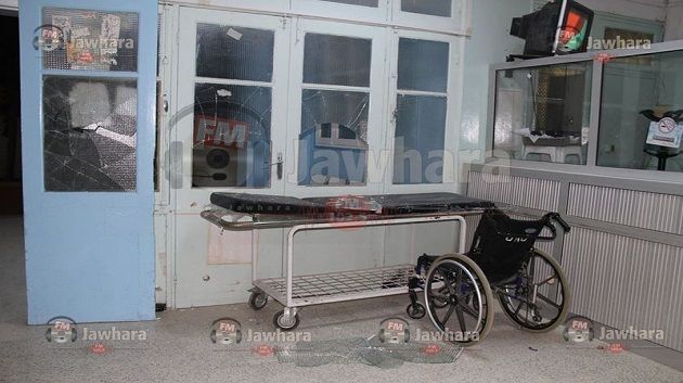  حالة من الإحتقان بمستشفى الجم بعد وفاة طفل صدمه قطار