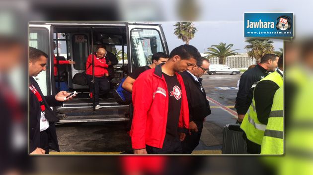 وصول وفد المنتخب التونسي الى مطار المنستير الدولي