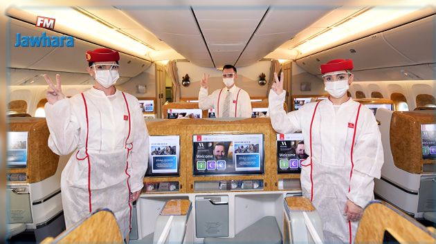 السلامة أولاً: طيران الإمارات تشغل أول رحلة تخدمها فرق ملقحة بالكامل عبر جميع نقاط الاتصال