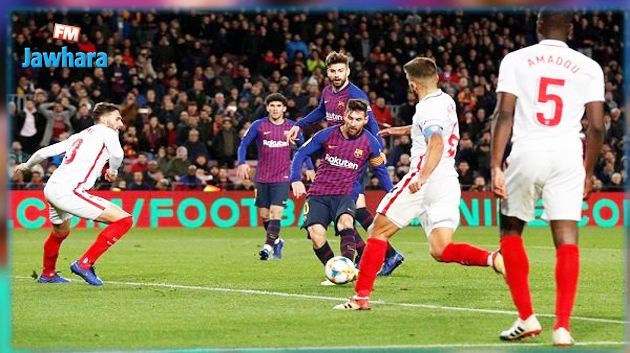 كأس ملك إسبانيا : برشلونة يبحث عن الريمونتادا الليلة أمام اشبيلية