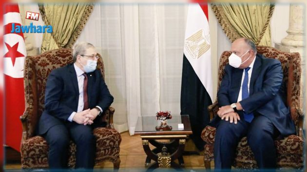 وزير الخارجية يجري مباحثات ثنائية مع نظيره المصري في القاهرة