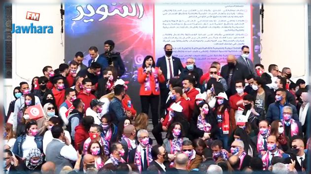 عبير موسي: الحزب الدستوري هو من سيحقق الديمقراطية الحقيقية في تونس 